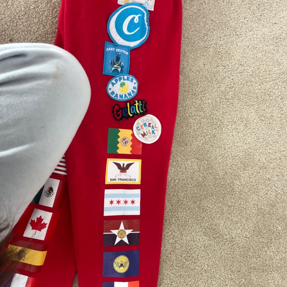 Cookies red patch sweatpants - Picture 5 of 5